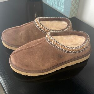 UGG Chestnut Suede Slip-Ons